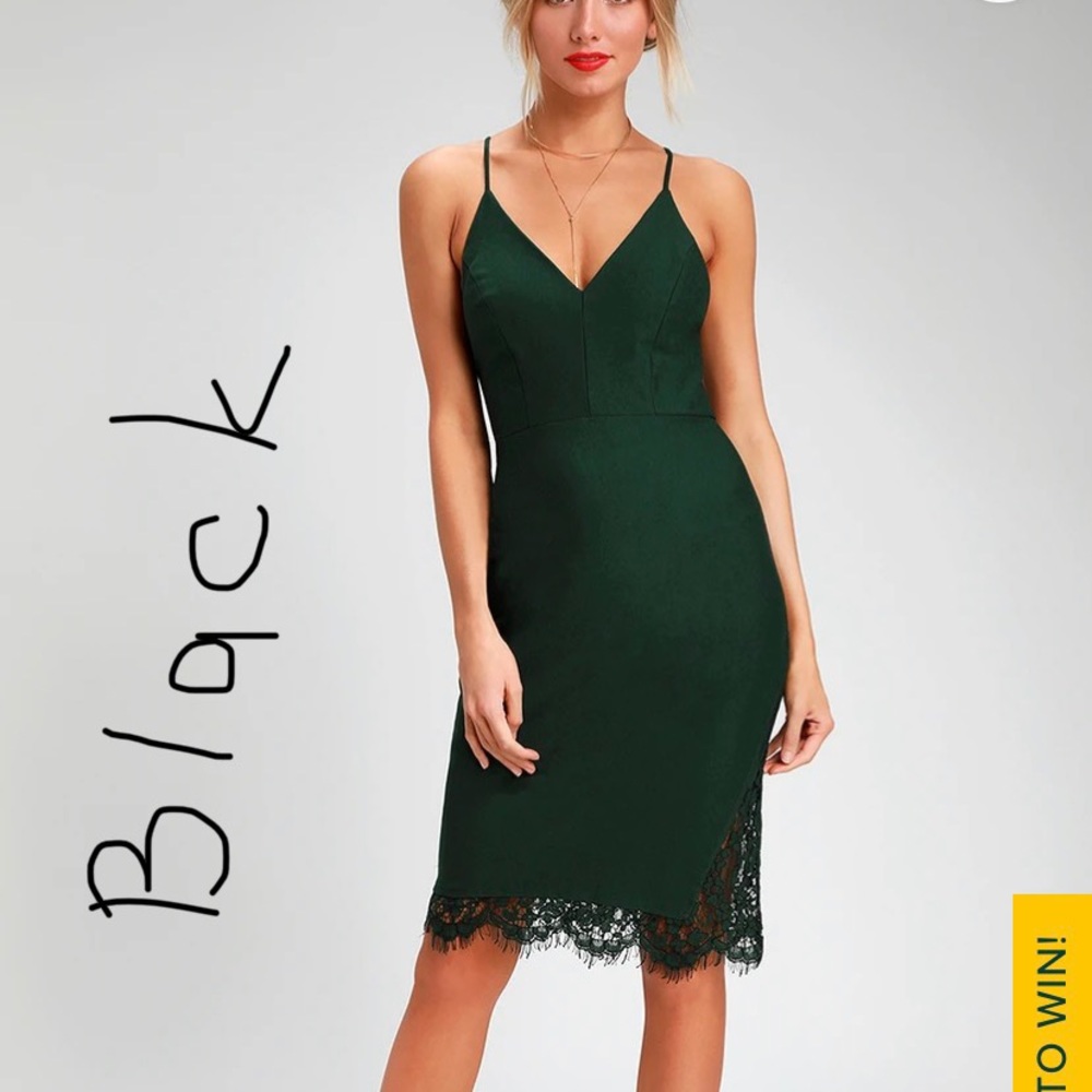 Black Only Want You Lulus Dress
